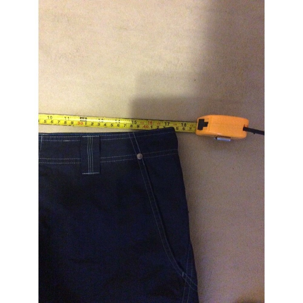 Columbia Shorts Mens Size 34 Navy Blue Omni Shade Sun Protection - Picture 10 of 10